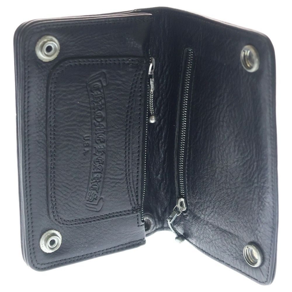 Chrome Hearts Chrome Hearts Cross Ball Button Leather Wallet Size ONE SIZE - 4 Thumbnail