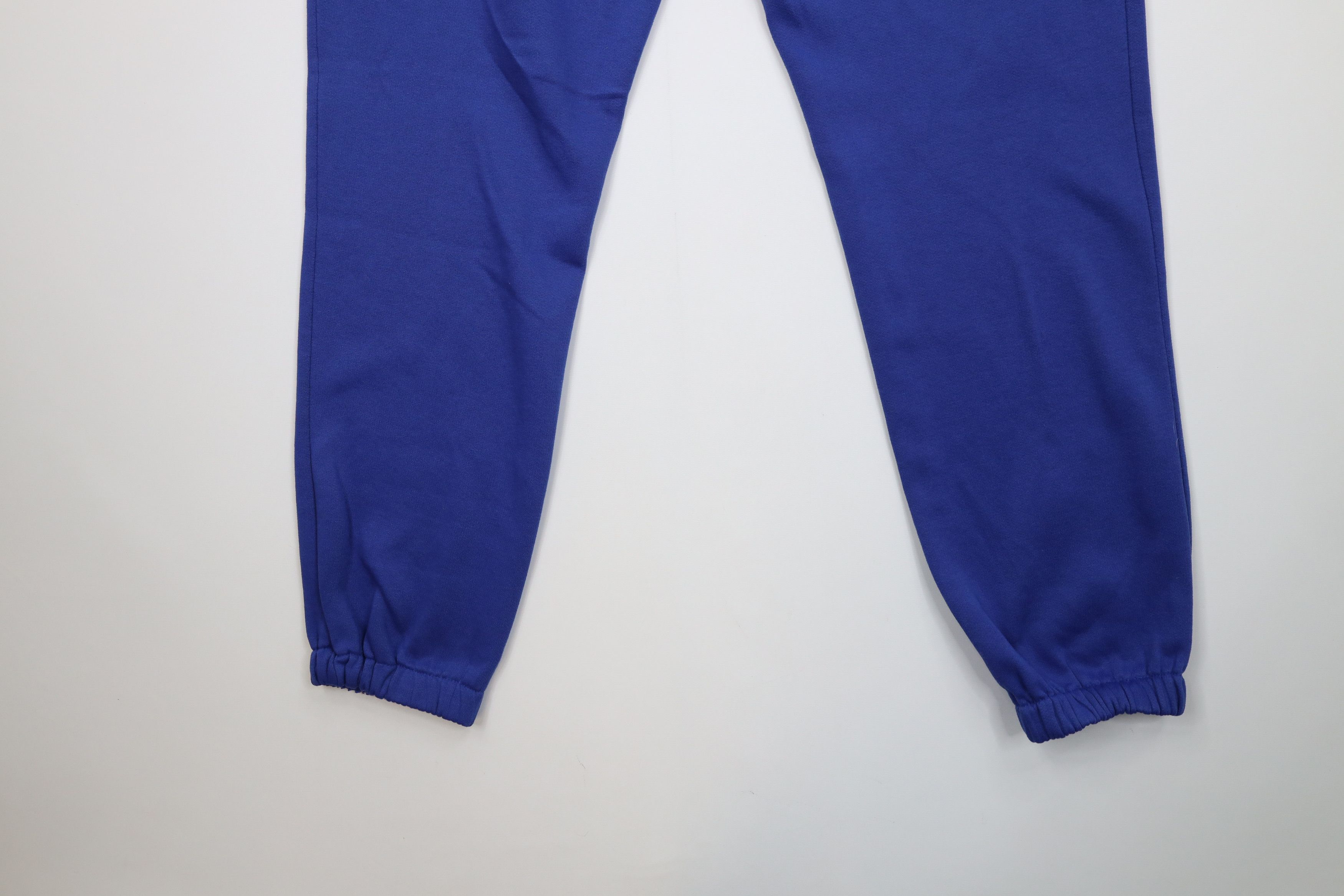 Vintage Vintage 90s Streetwear Blank Sweatpants Joggers Pants Blue Size US 36 / EU 52 - 12 Thumbnail