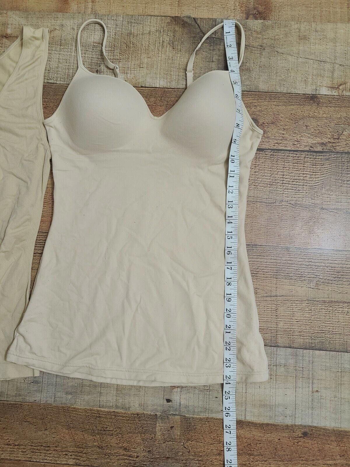 Cartoon Network Womens Nude Tank Top Lot Medium Built In Bra Size M / US 6-8 / IT 42-44 - 5 Thumbnail