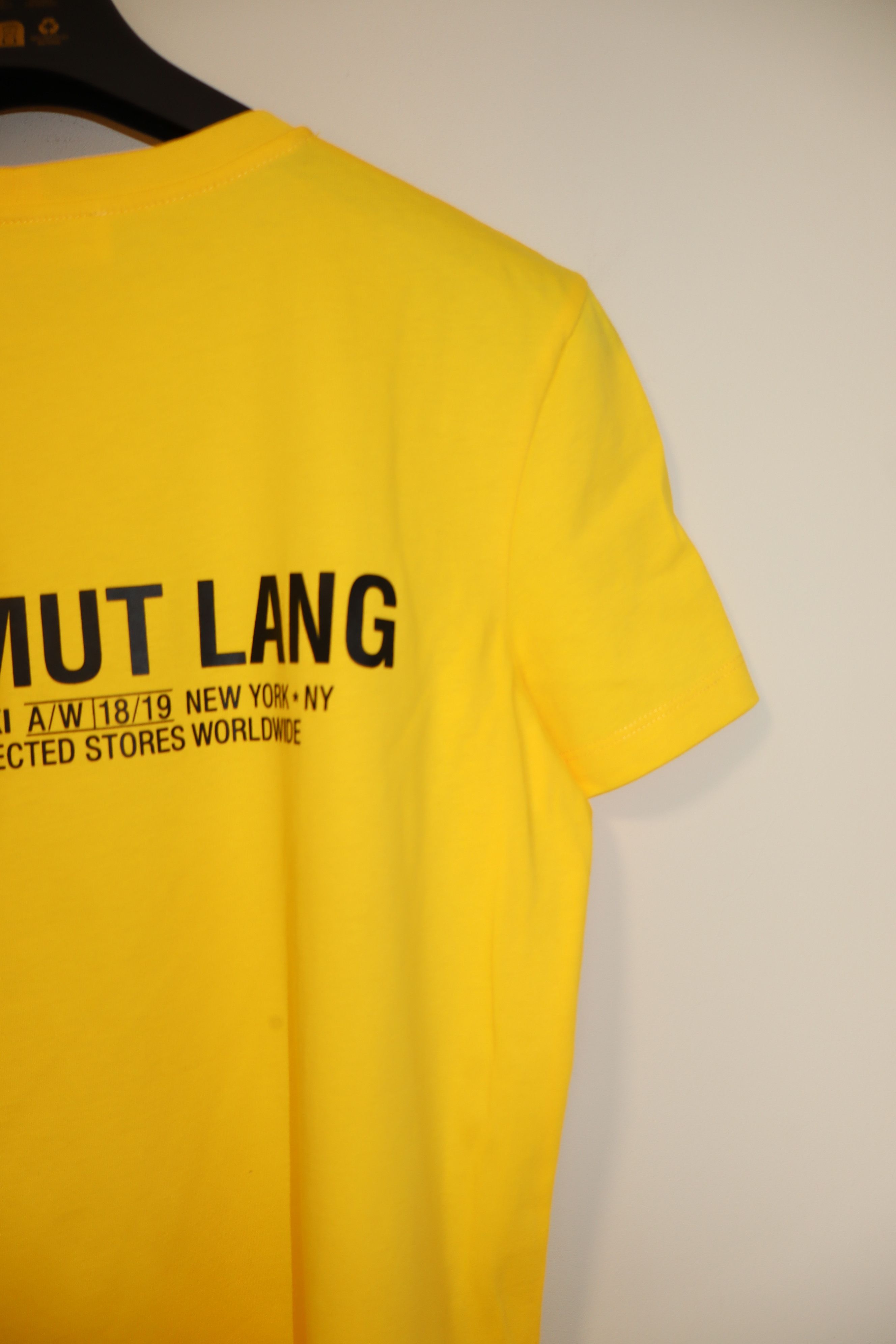 Helmut Lang Yellow taxi t-shirt Size US M / EU 48-50 / 2 - 9 Thumbnail