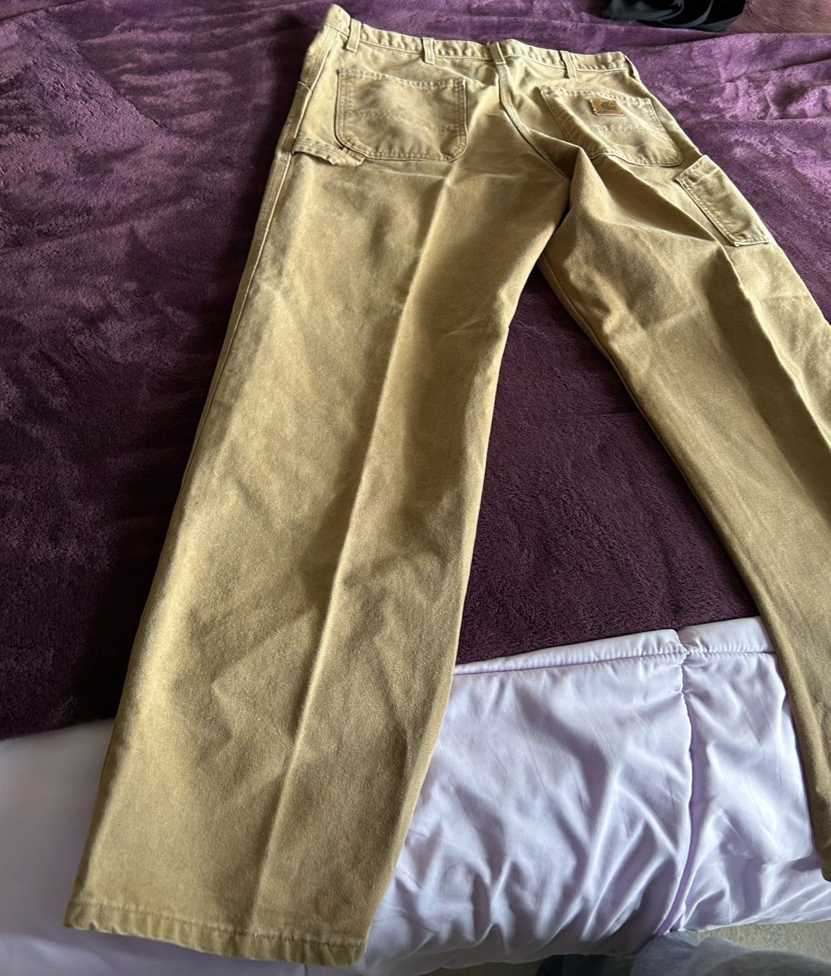 Carhartt Vintage 90s Carhartt Work Pants Brown 38x32 USA Made Size US 38 / EU 54 - 15 Thumbnail