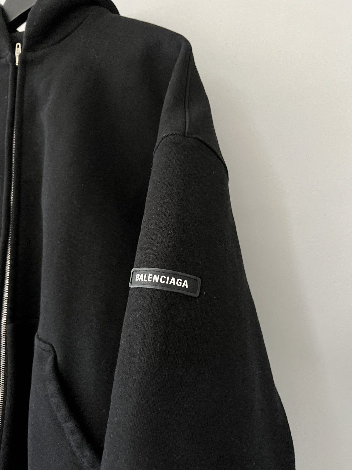 Balenciaga Balenciaga Heavy Zip Up Hoodie Size US S / EU 44-46 / 1 - 3 Thumbnail