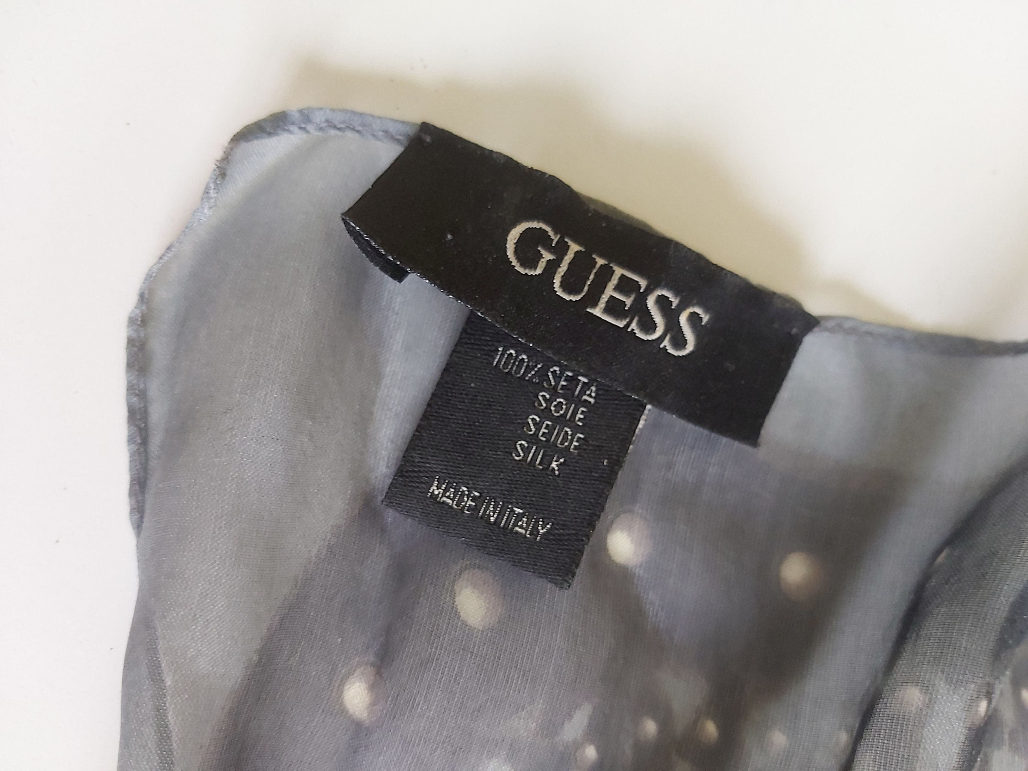 Guess Guess silk scarf "GG" logo Size ONE SIZE - 18 Thumbnail