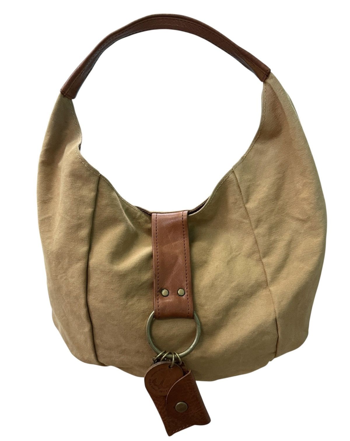 Japanese Brand RARE CLUETO KOBE CANVAS HOBO BAG Size ONE SIZE - 2 Thumbnail