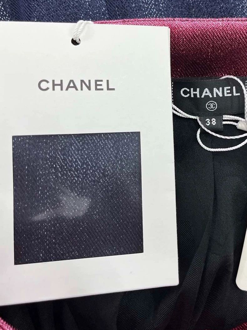 Chanel Chanel Color-blocked short-sleeved cardigan jacket Size XS / US 0-2 / IT 36-38 - 7 Thumbnail