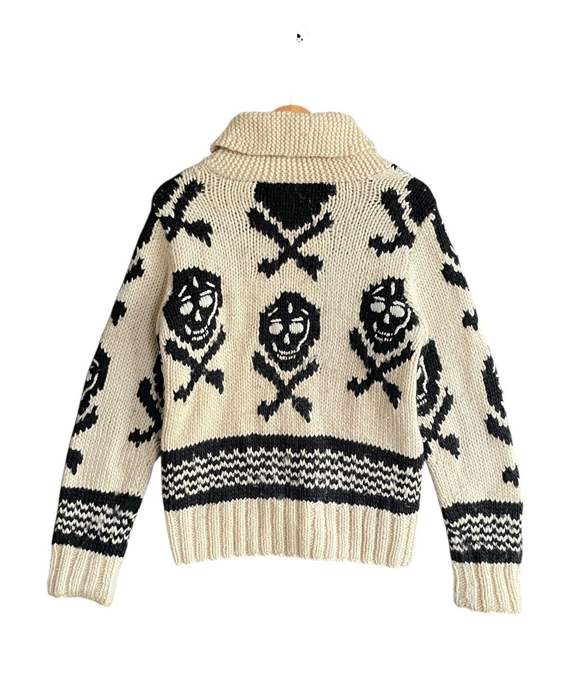 Japanese Brand Vintage Japanese Brand RNA Slang Skull Wool Knitwear 1990s Size US M / EU 48-50 / 2 - 2 Thumbnail