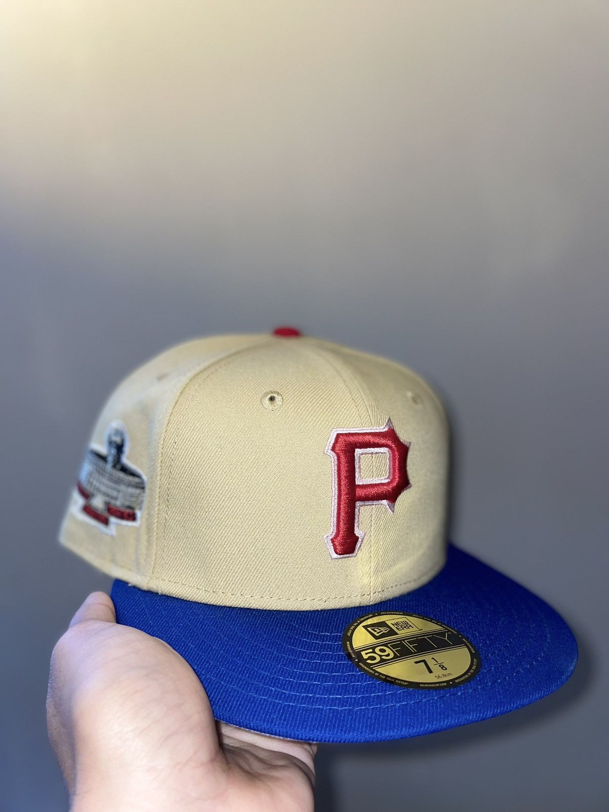 image of Hat Club x Myfitteds Brooklyn Caps Pittsburgh Pirates House Party Inspiration in Vegas Gold, Men's