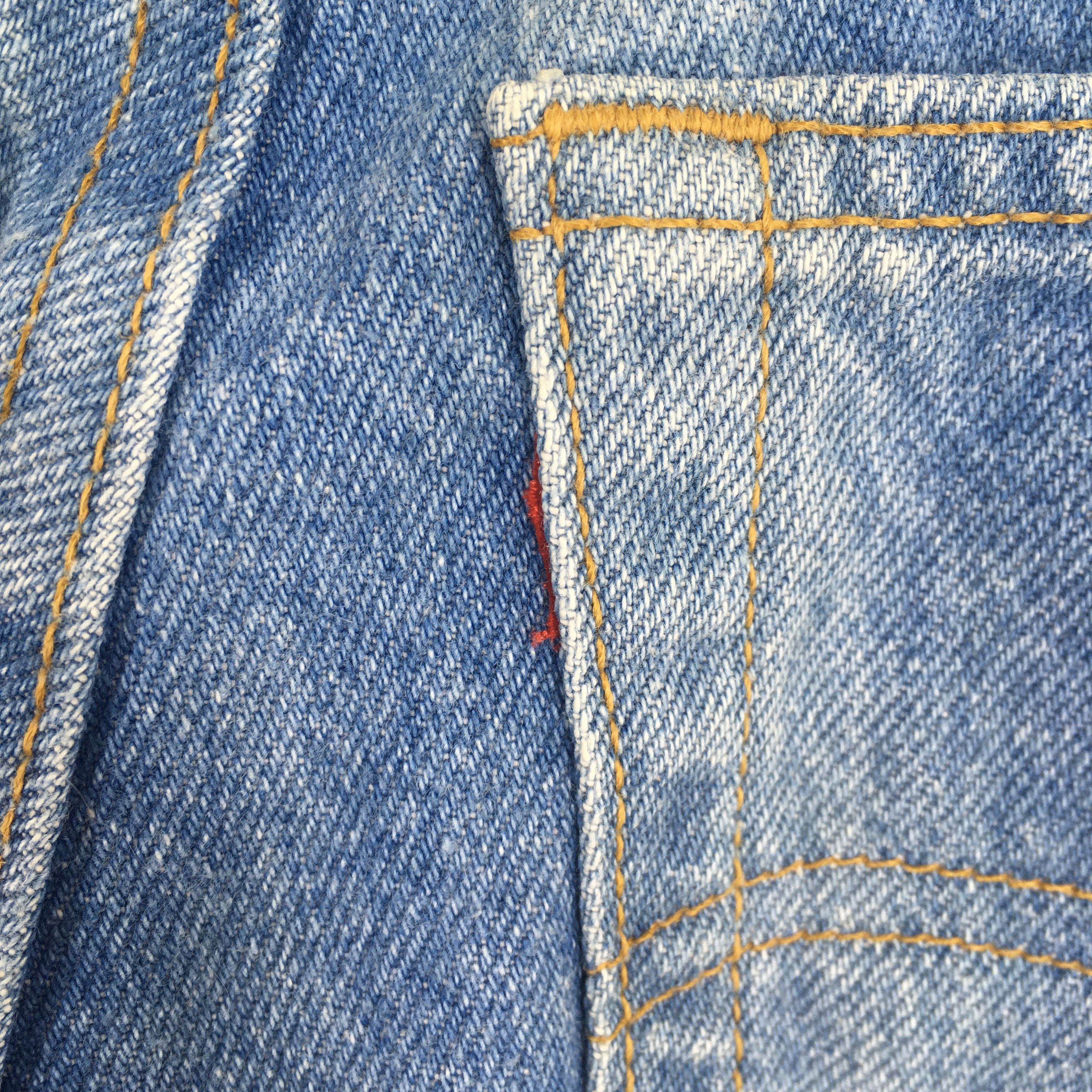 Levi's Size 25x34 Vintage 90s Levi's 505 Faded Blue Jeans S224 Size 25" / US 0 / IT 36 - 12 Thumbnail