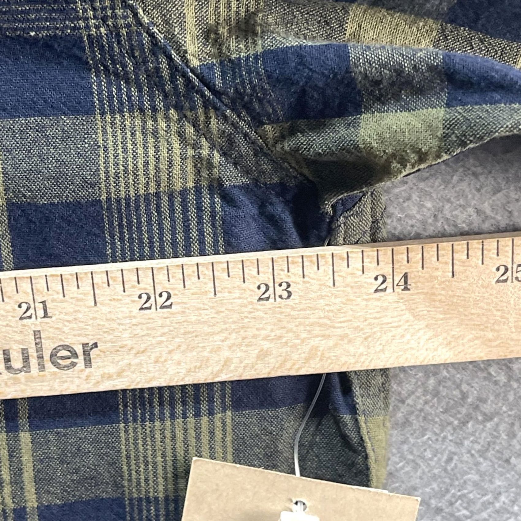 Levi's VINTAGE Levi's Shirt Mens 2XL Burnt Olive Navy Plaid Short Sleeve Button Up Ernie Casual Size US XXL / EU 58 / 5 - 7 Thumbnail
