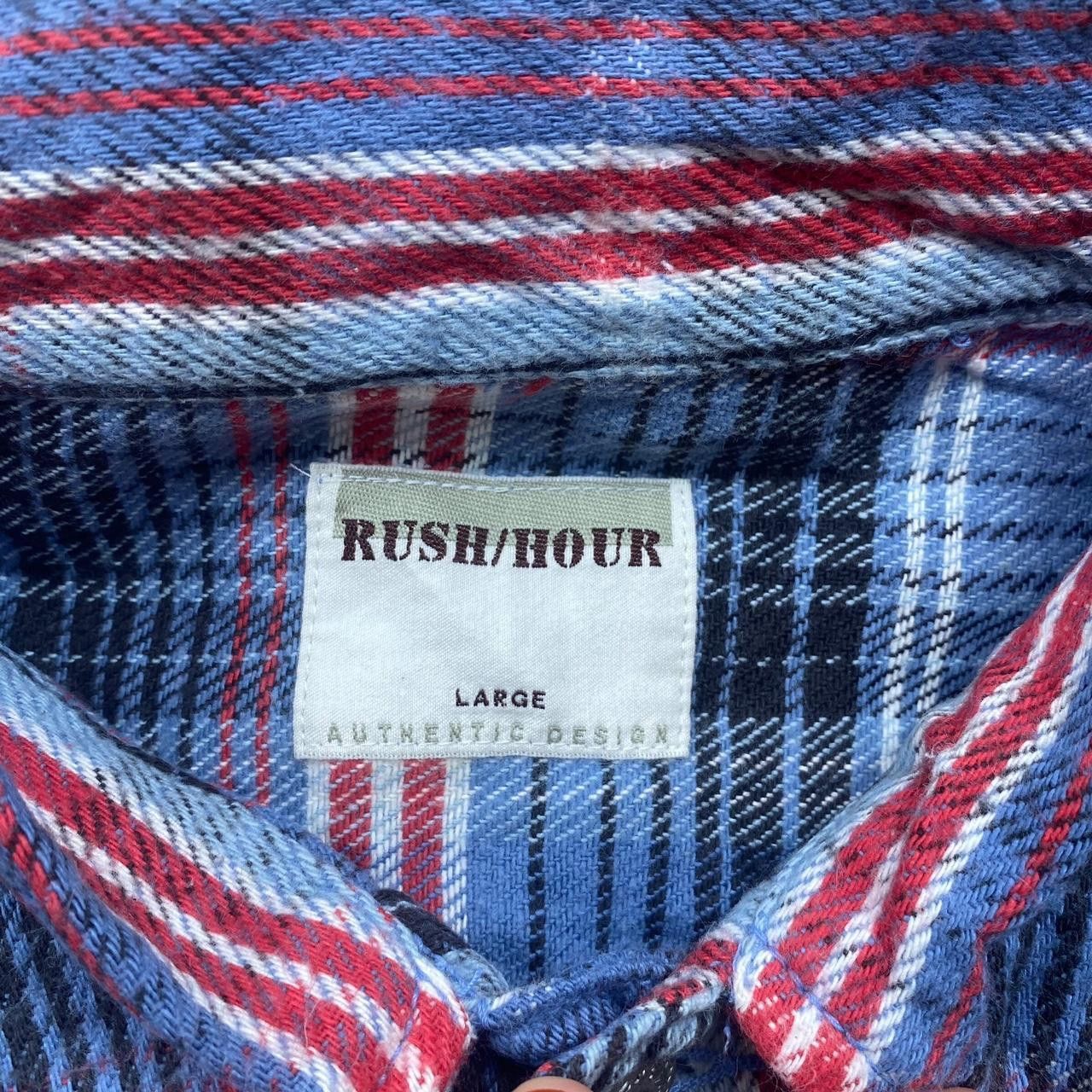Other RUSH HOUR Tartan Casual Button Up Tee Shirt Western Plaids Size L / US 10 / IT 46 - 5 Thumbnail
