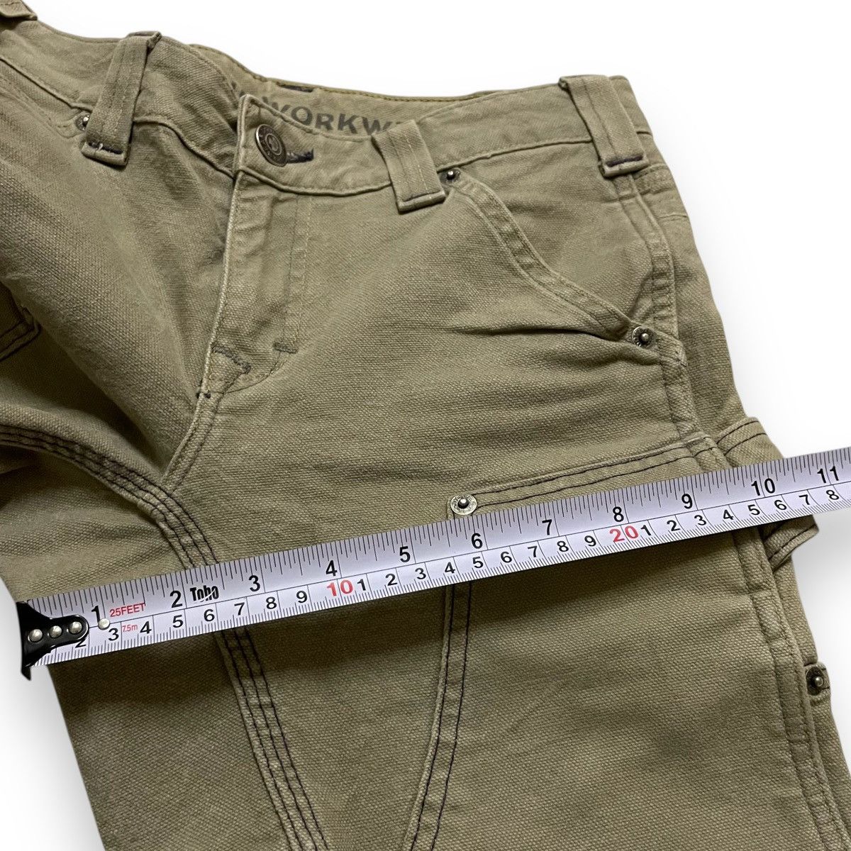 Carhartt ORIGINAL DOUBLE KNEE WORK WEAR DOVETAL (28×38) Size US 28 / EU 44 - 13 Thumbnail