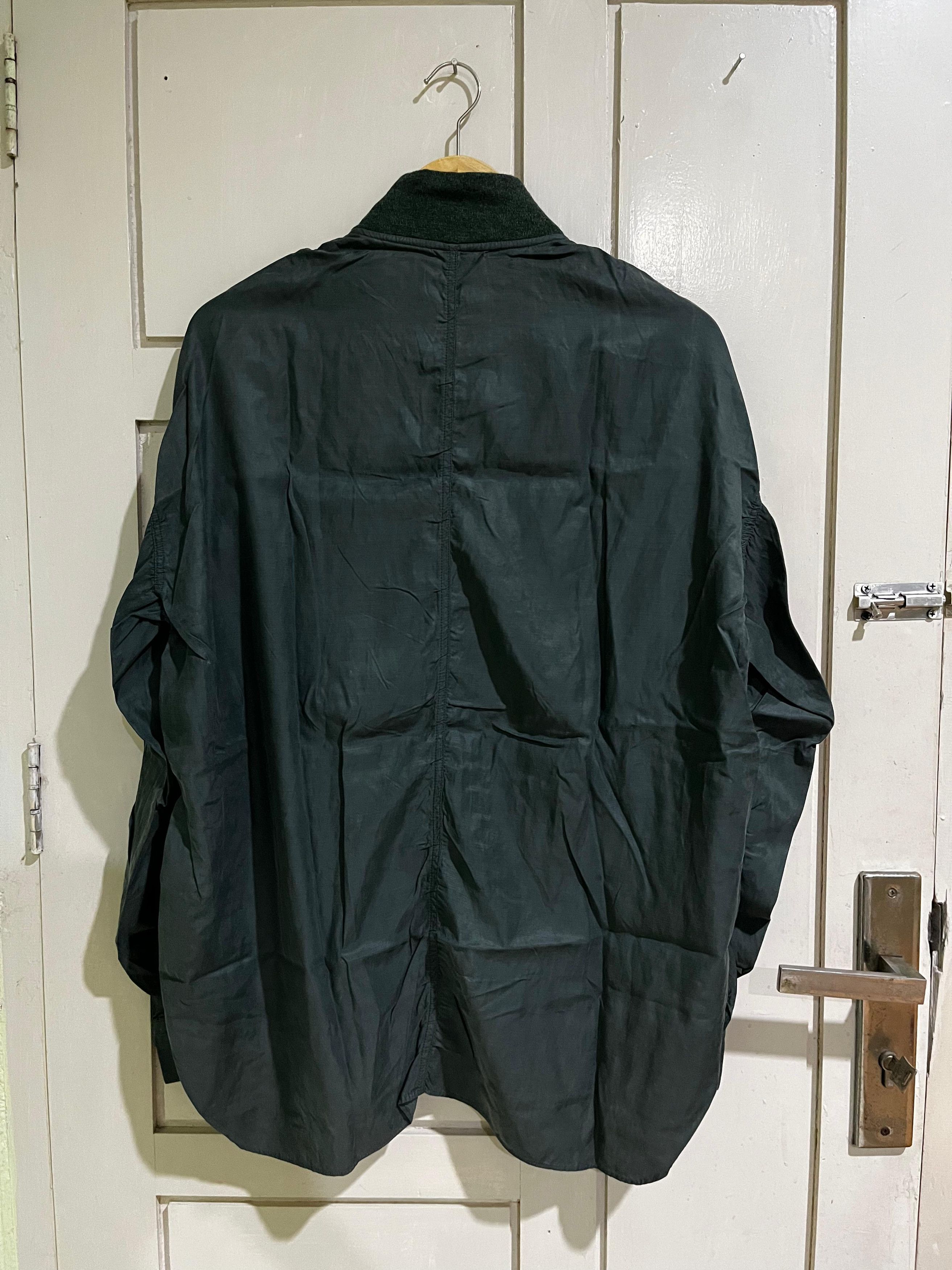 Issey Miyake × Japanese Brand Vintage Issey miyake wrinkle rib knit collar shirt Size US M / EU 48-50 / 2 - 8 Thumbnail