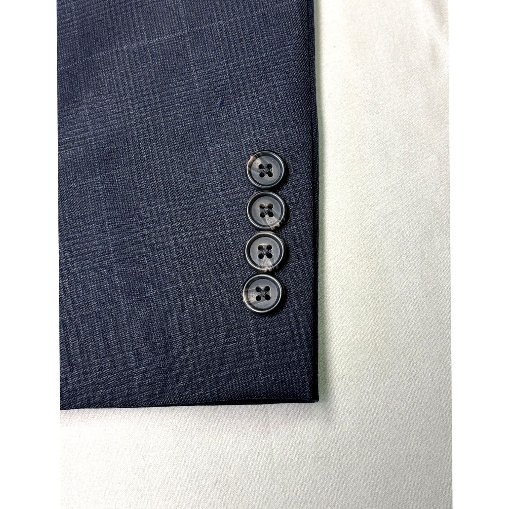 Ralph Lauren Lauren Ralph Lauren Men's Glen Plaid Wool Sport Coat Blazer 2 Piece Beige? Gray? No Color Size 44R - 3 Thumbnail