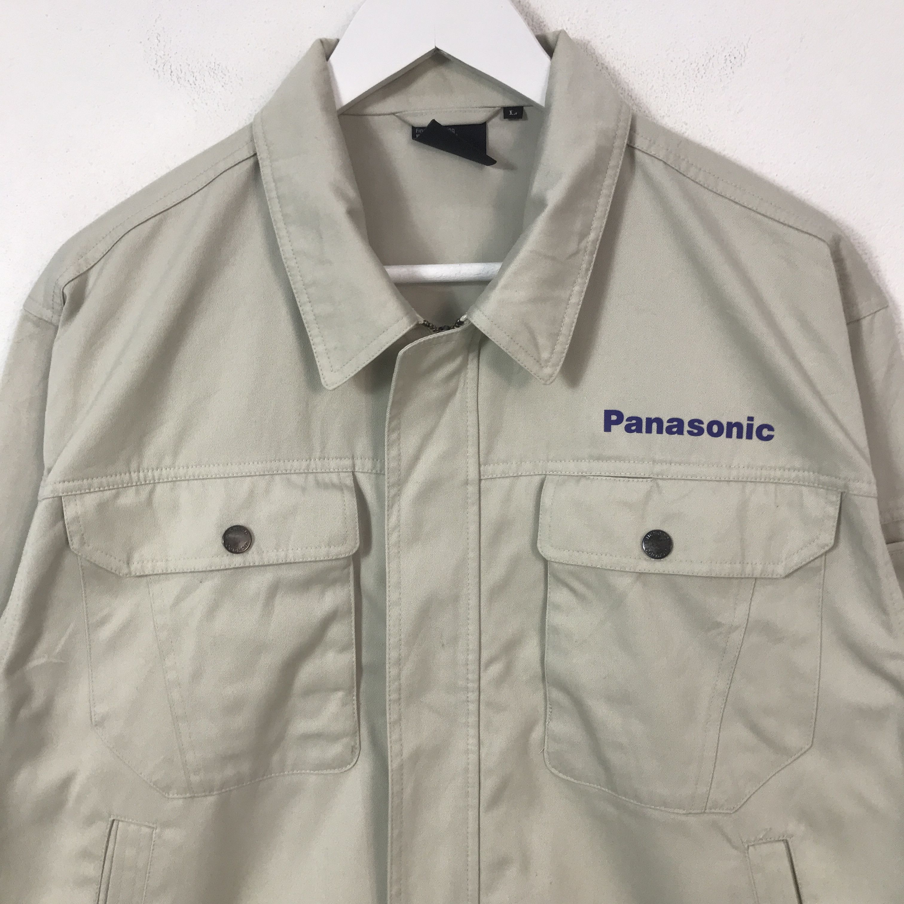 Japanese Brand Vtg Panasonic Japan Work Jacket K70B12 Size US L / EU 52-54 / 3 - 4 Thumbnail