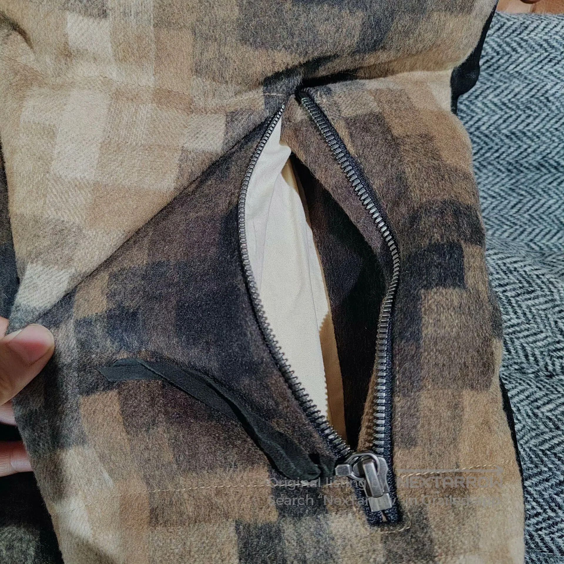 Japanese Brand YUnion Mishiba Wool-Blend Down Vest. Size US M / EU 48-50 / 2 - 4 Thumbnail