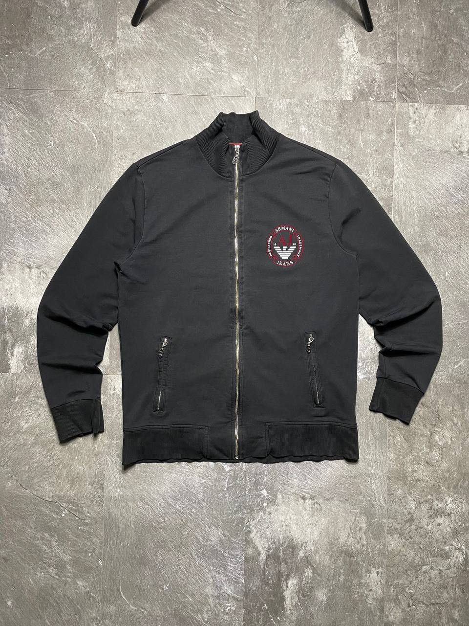 Armani Y2k Vintage Armani Jeans Big Logo ZIP Hoodie Olympic Size US M / EU 48-50 / 2 - 3 Thumbnail
