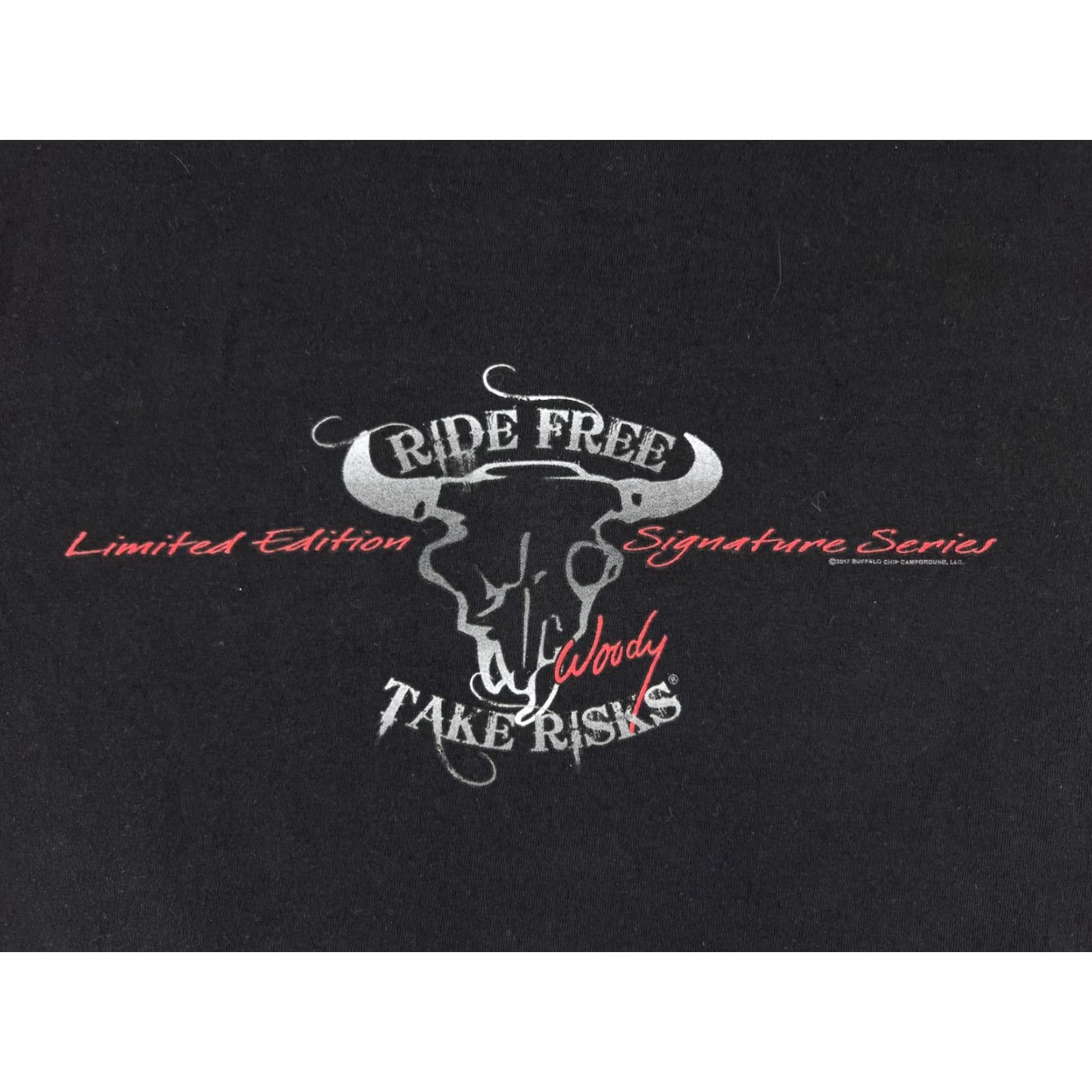 Vintage Buffalo Chip Shirt Men Medium Black 2018 Woody Signature Series Ride Free Cotton Shirt Men Black 2018 Woody Signature Series Ride Free Cotton Size US M / EU 48-50 / 2 - 3 Thumbnail