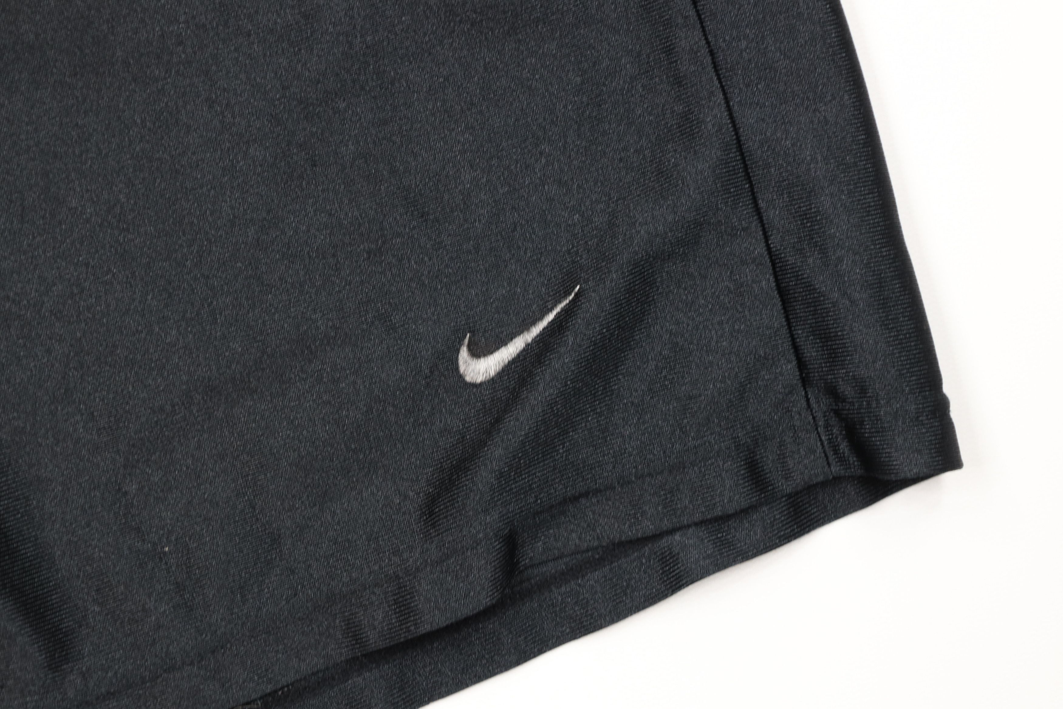 Nike Vintage 90s Y2K Nike Swoosh Above Knee Shorts Black USA Size US 36 / EU 52 - 5 Thumbnail