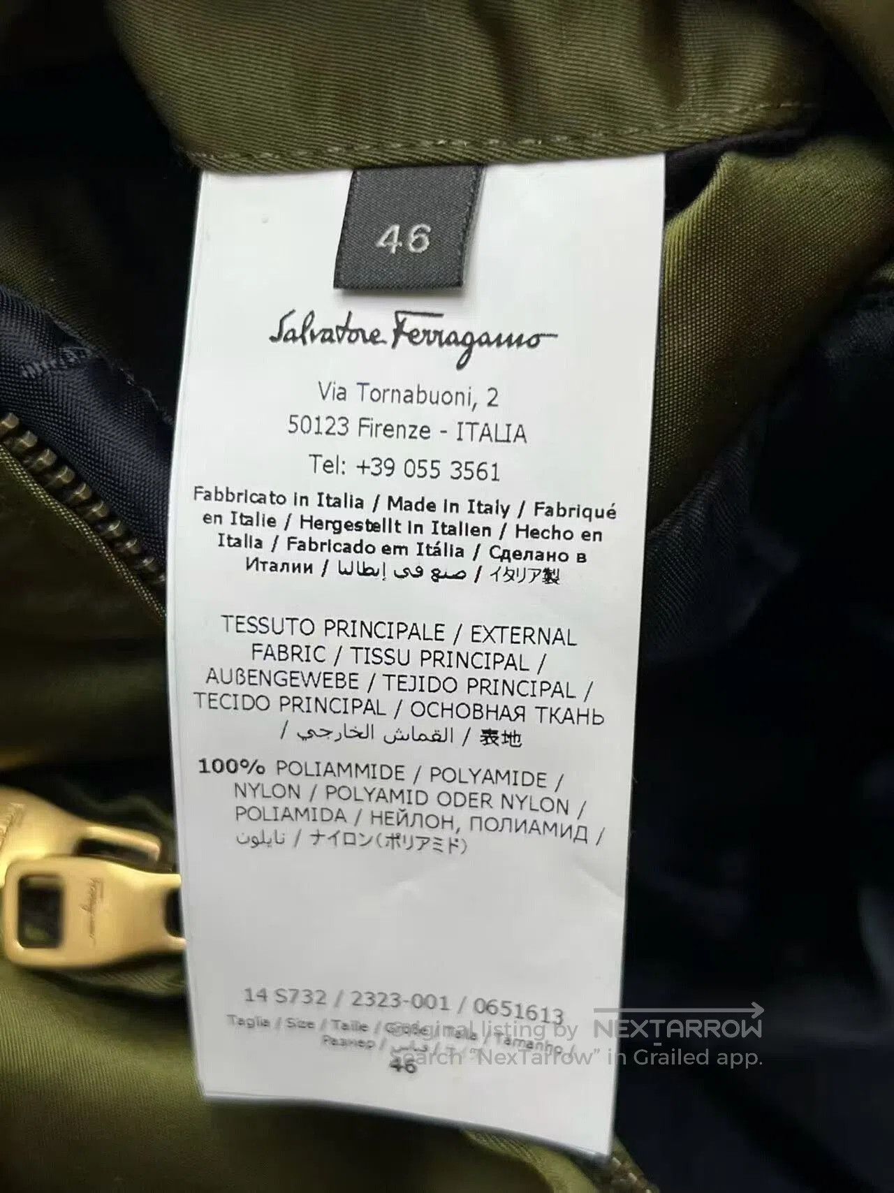 Salvatore Ferragamo Salvatore Ferragamo Cotton Jacket Size 46. Size US S / EU 44-46 / 1 - 4 Thumbnail