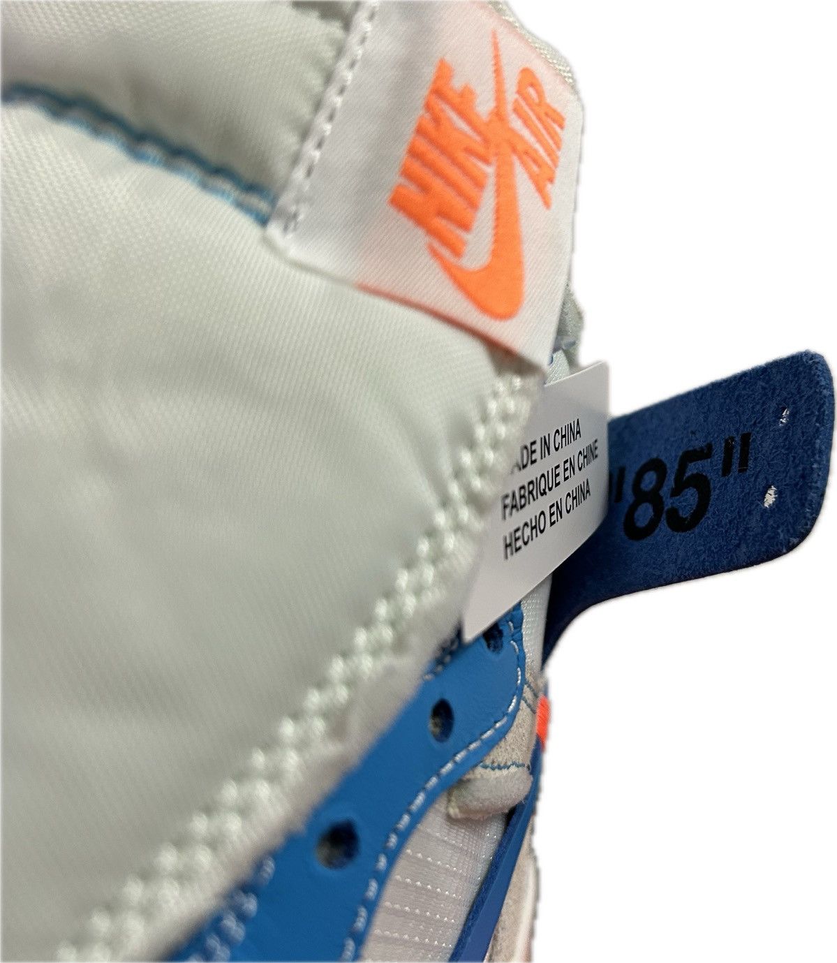 Jordan Brand × Off-White Jordan X OFF-WHITE Air Jordan 1 RETRO OG "UNC" Size US 5.5 / IT 35.5 - 6 Thumbnail