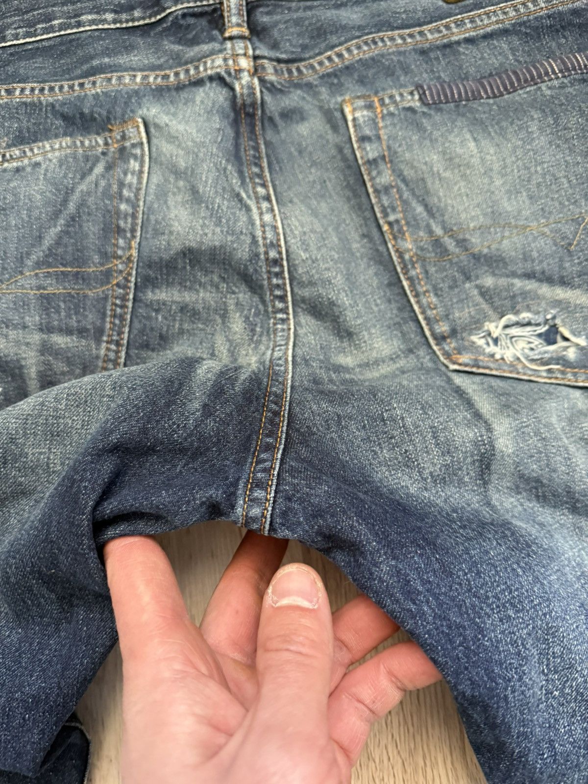 Polo Ralph Lauren Polo Ralph Lauren Varick Slim Straight Distressed Jeans Size US 34 / EU 50 - 23 Thumbnail
