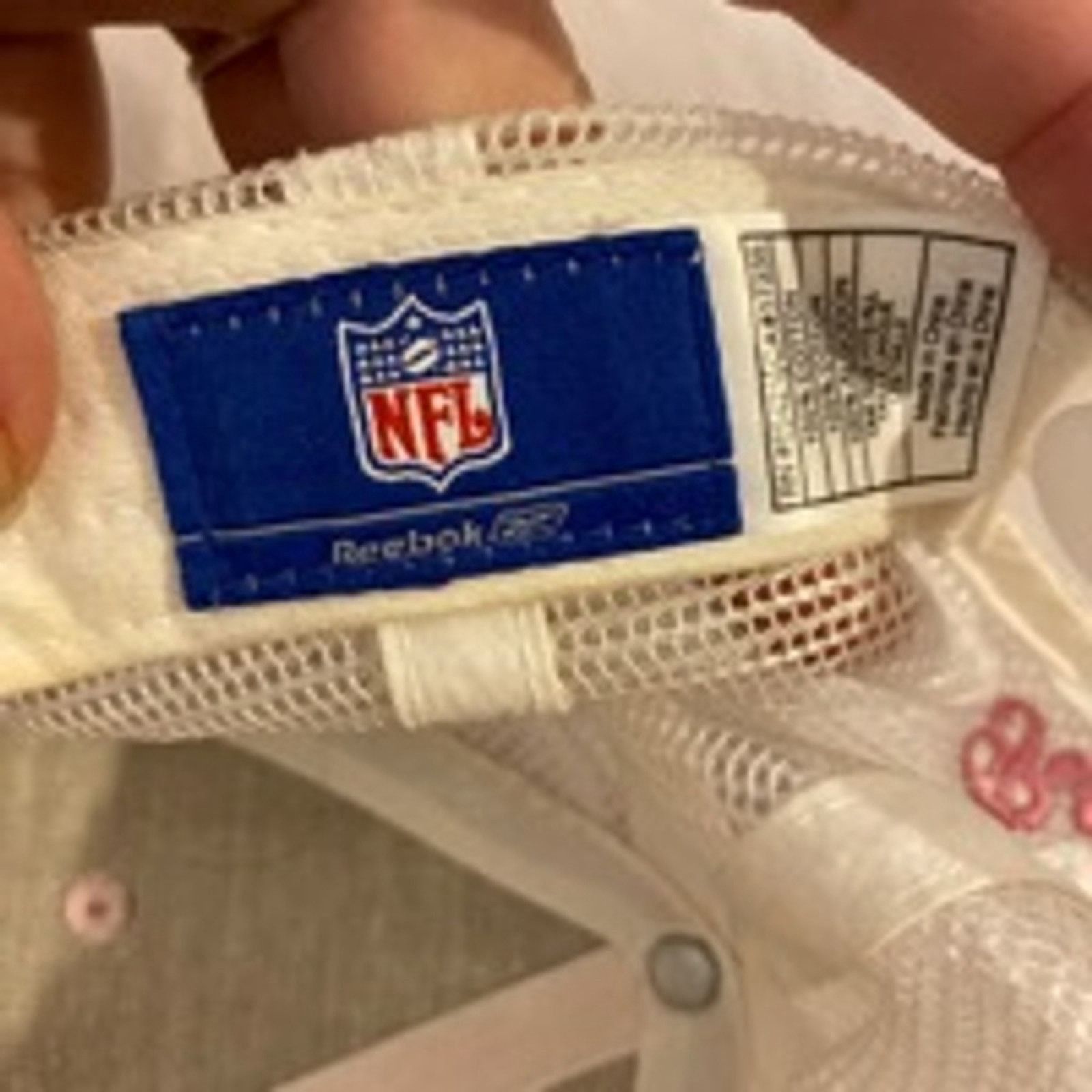 NFL NFL Raiders Reebok Trucker Hat Beige Pink One Size Mesh Size ONE SIZE - 3 Thumbnail