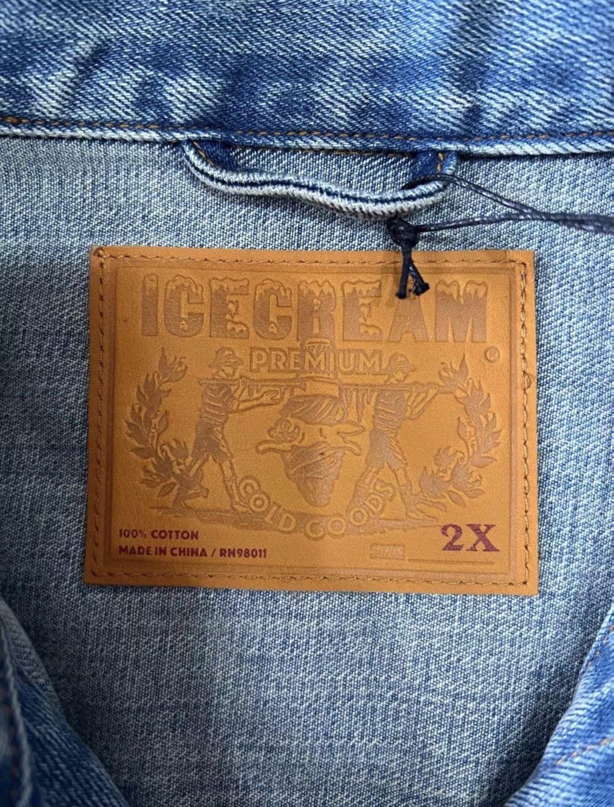 Billionaire Boys Club BBC ICECREAM Flying Dog Denim Jacket Size US L / EU 52-54 / 3 - 4 Thumbnail