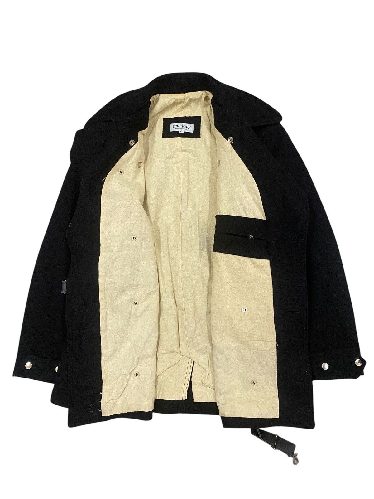 Beams Plus Monitaly Wool Coat Jacket Size US M / EU 48-50 / 2 - 3 Thumbnail