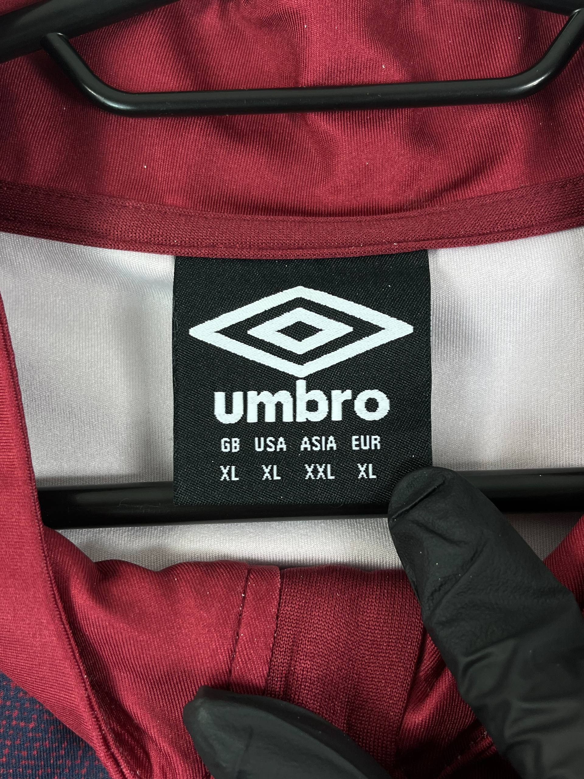 Umbro England Rugby Training Top Umbro O2 Red Quarter Long Size XL Size US XL / EU 56 / 4 - 3 Thumbnail