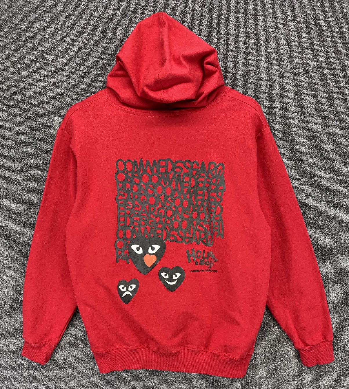 Comme des Garcons Vintage Comme Des Garçons Play Red Hoodie Sweatshirts Size M / US 6-8 / IT 42-44 - 1 Thumbnail