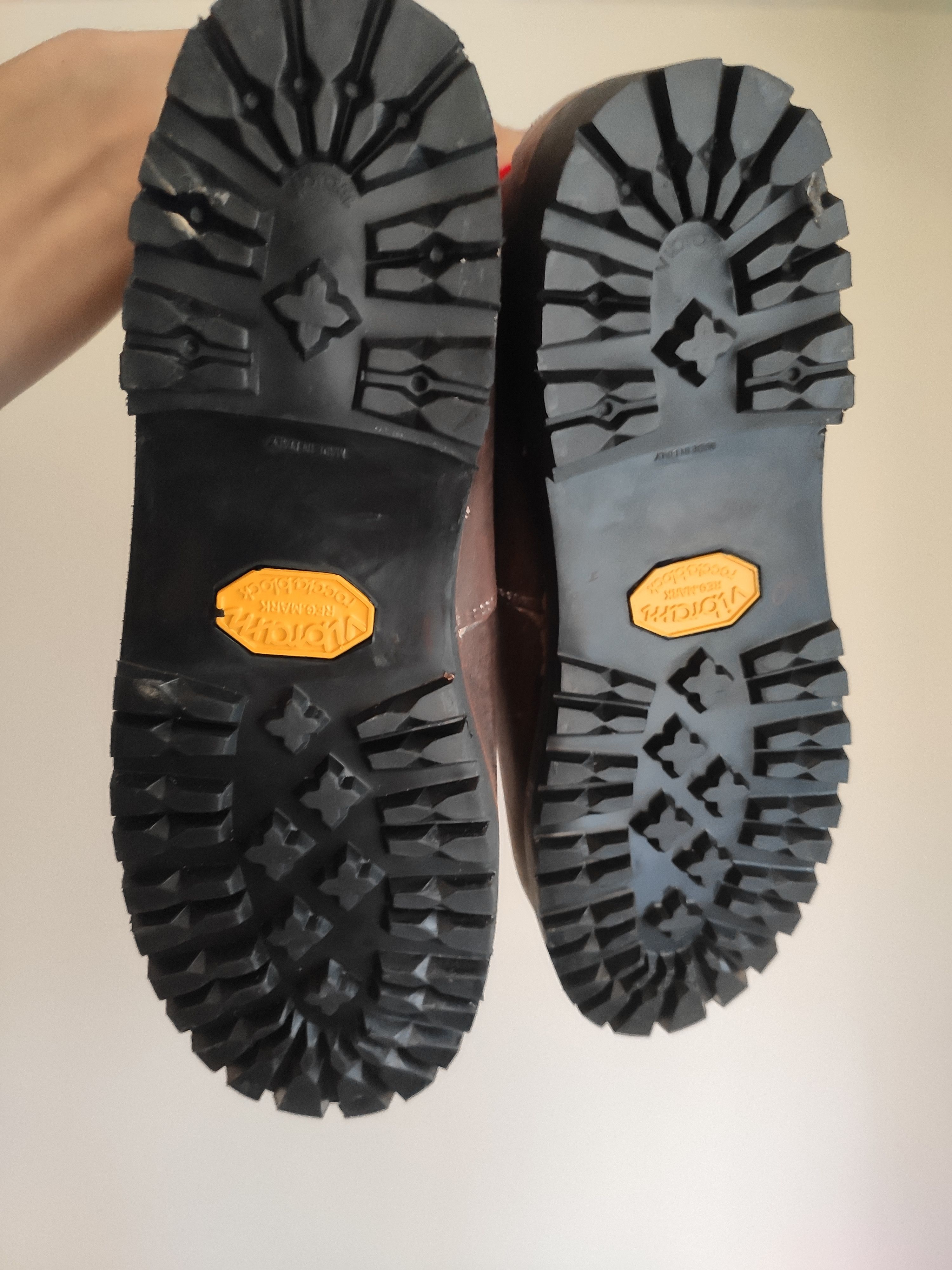 Handmade × Vibram × Vintage Vintage kastinger vibram real leather hiking boots mountain Size US 6 / EU 39 - 3 Thumbnail