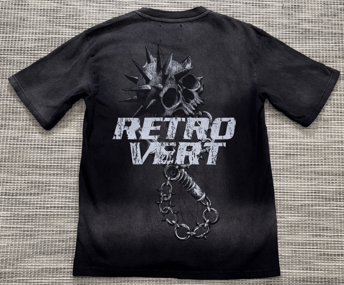 RETROVERT Black Skull RetroVert Tee Size US XXL / EU 58 / 5 - 3 Thumbnail