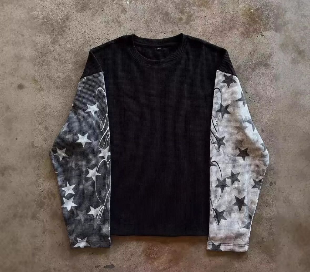 Other Streetwear Punk Star Long Sleeve Sweater Jacquard Knitwear Size US S / EU 44-46 / 1 - 1 Thumbnail