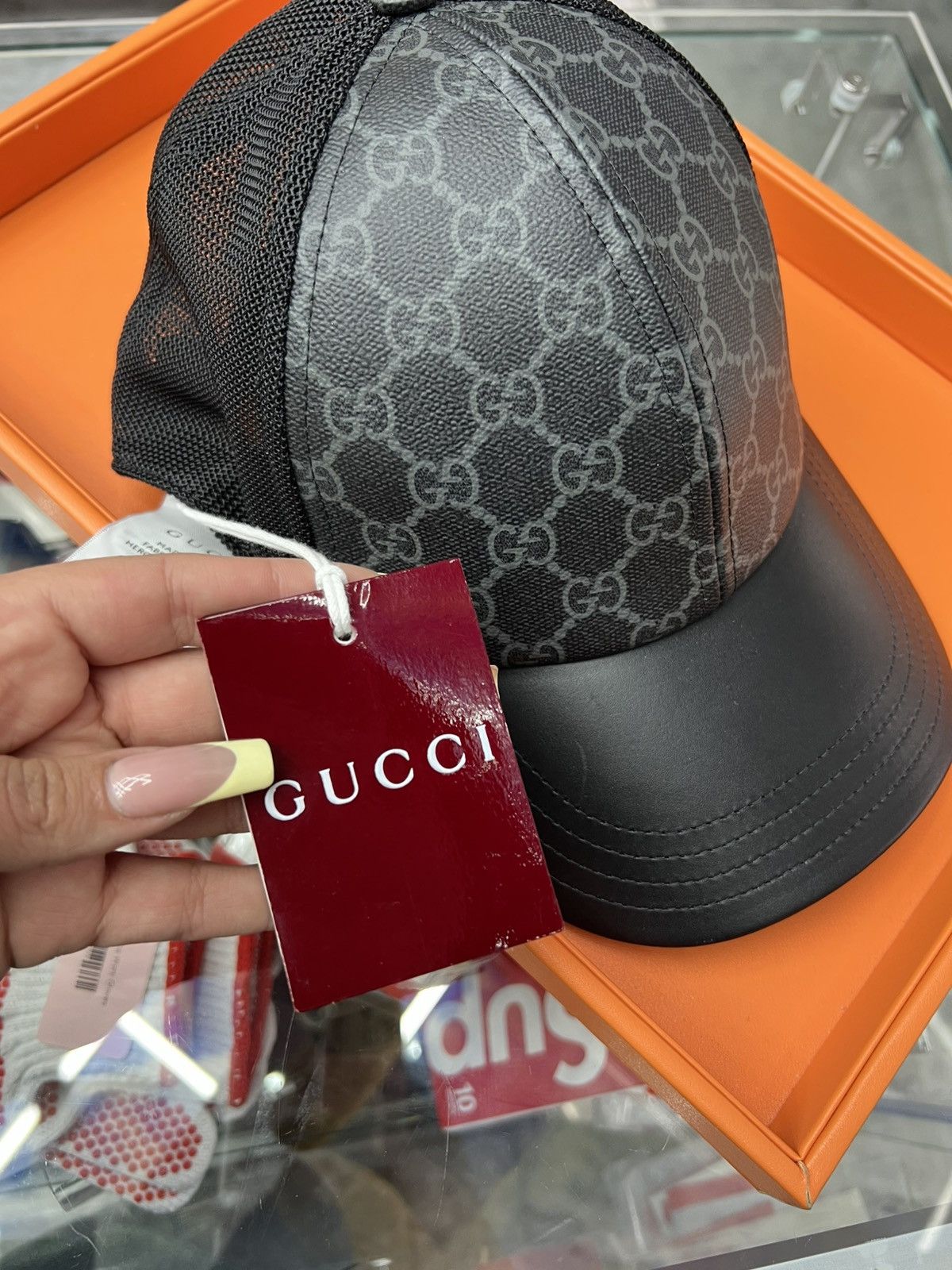 Gucci Gucci GG Monogram Canvas Baseball Hat Size ONE SIZE - 12 Thumbnail