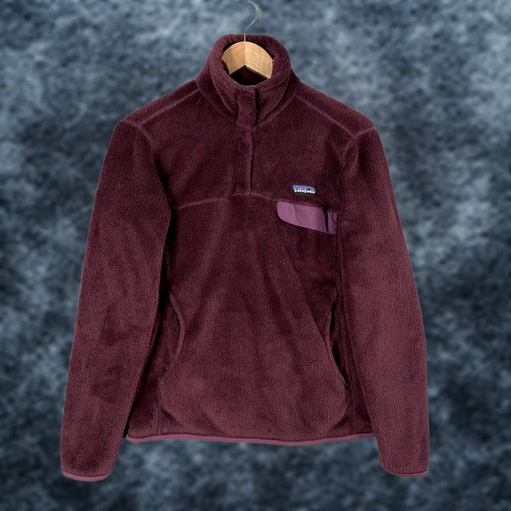 Patagonia Patagonia Jacket Womens M Purple Re-tool Snap T Fleece Pullover Polartec Thermal Pro Short Sleeve Long Sleeve Outdoor Pocketed Autumn Winter Size M / US 6-8 / IT 42-44 - 1 Thumbnail