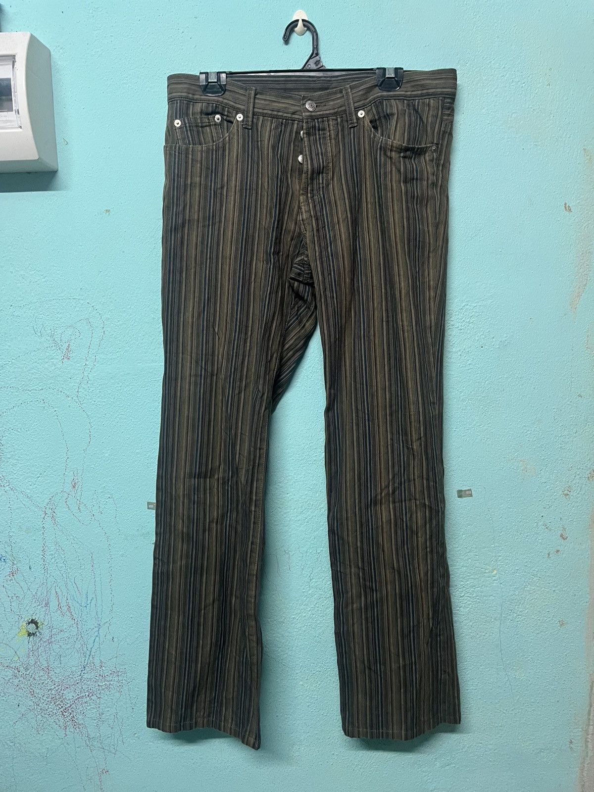 If Six Was Nine × Japanese Brand × Katharine Hamnett London Katharine Hamnett Stripe Size US 34 / EU 50 - 1 Thumbnail