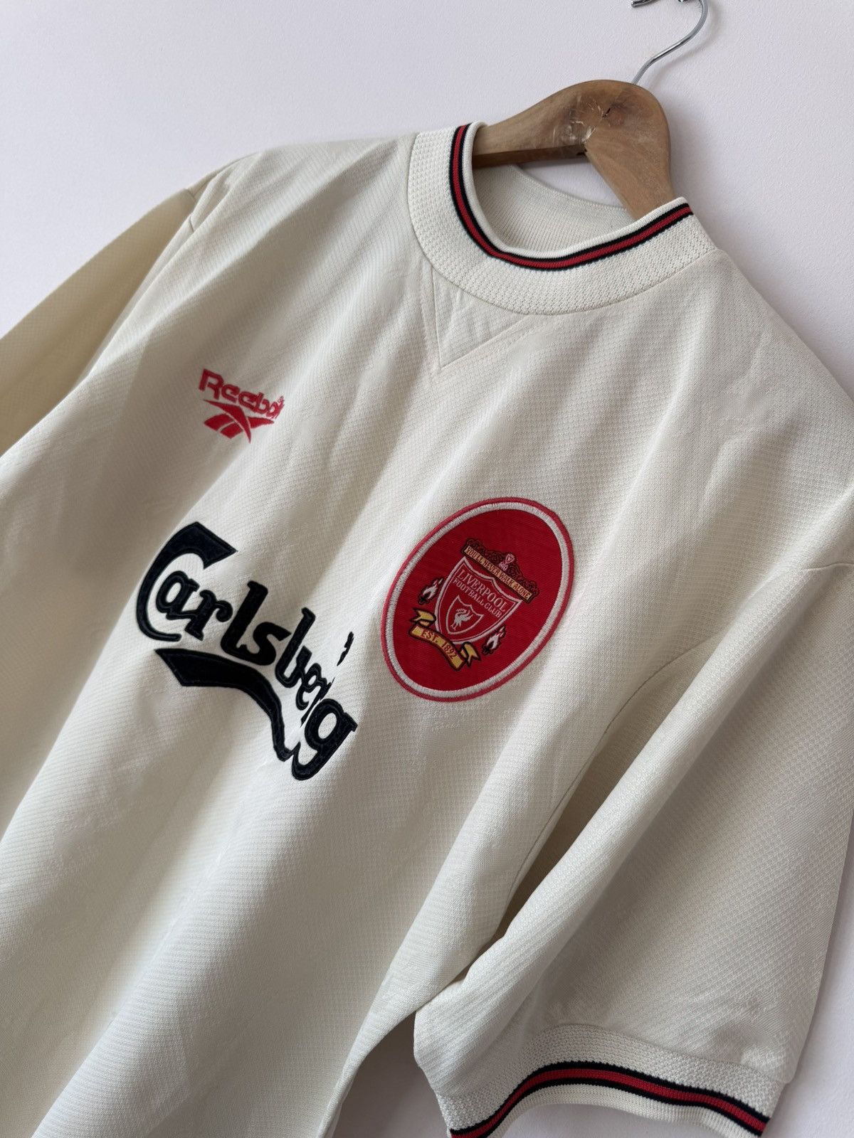 Reebok Vintage Liverpool 1996-1997 Away Soccer Jersey Football Shir Size US M / EU 48-50 / 2 - 5 Thumbnail