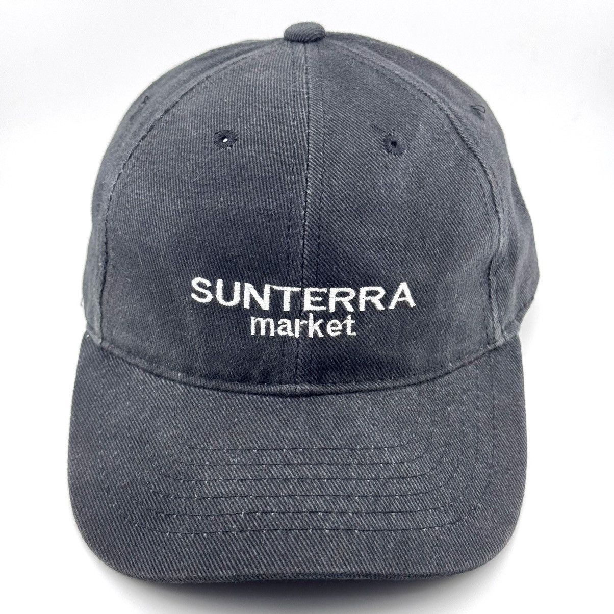 Vintage Sunterra Market Embroidered Logo Cap Black Washed CA Merch Size ONE SIZE - 4 Thumbnail