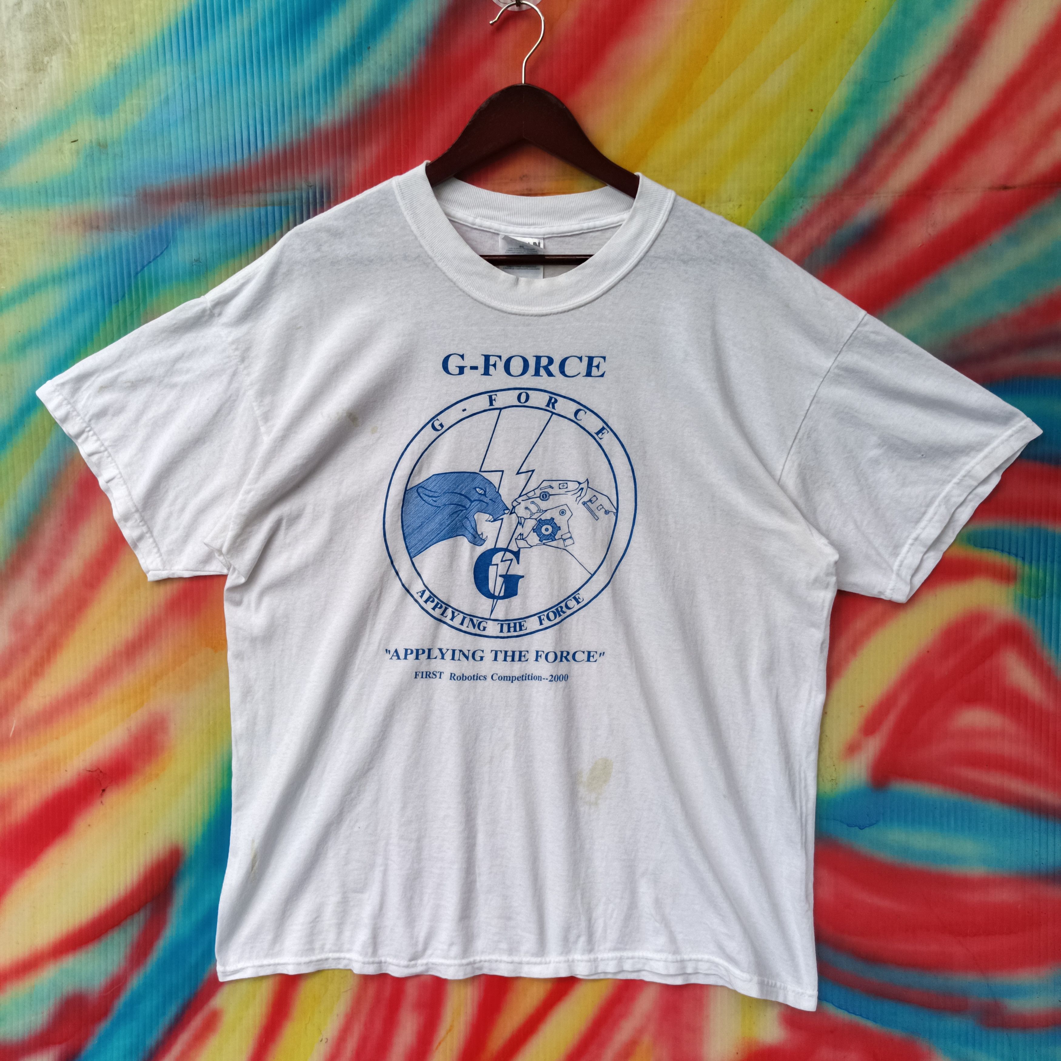 Gildan × Vintage Vintage 90s G-Froce tee Size US XL / EU 56 / 4 - 1 Thumbnail