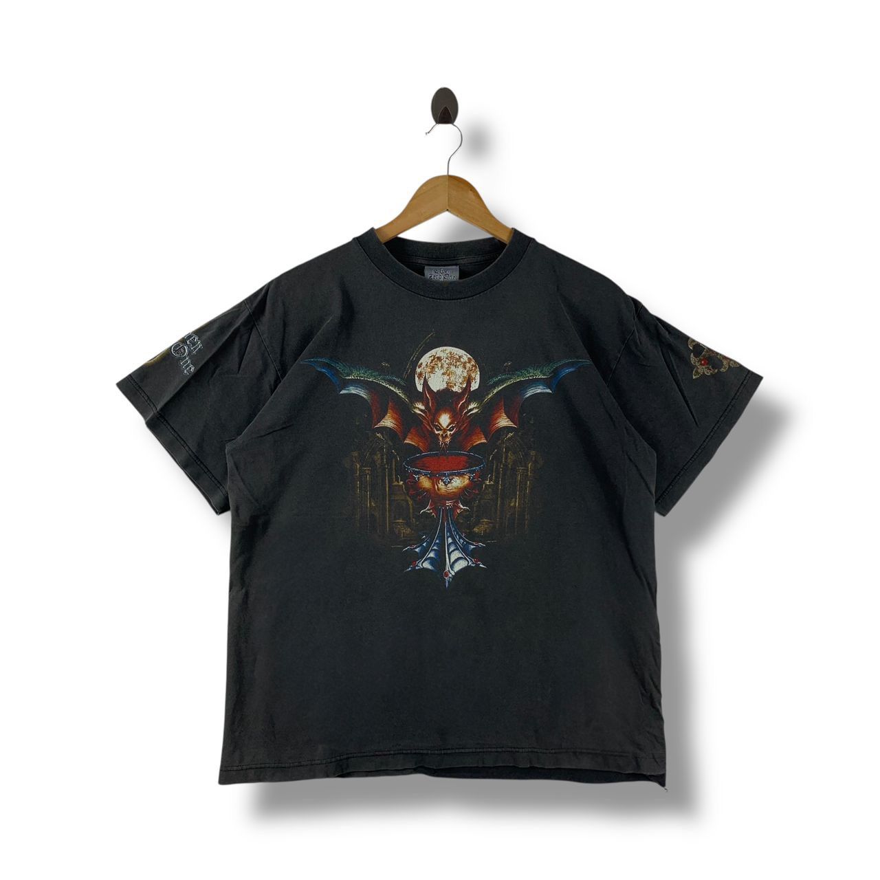 Japanese Brand × Vintage Vintage SEBEN ZERO ONE dragon & skull printed tee Size US L / EU 52-54 / 3 - 1 Thumbnail