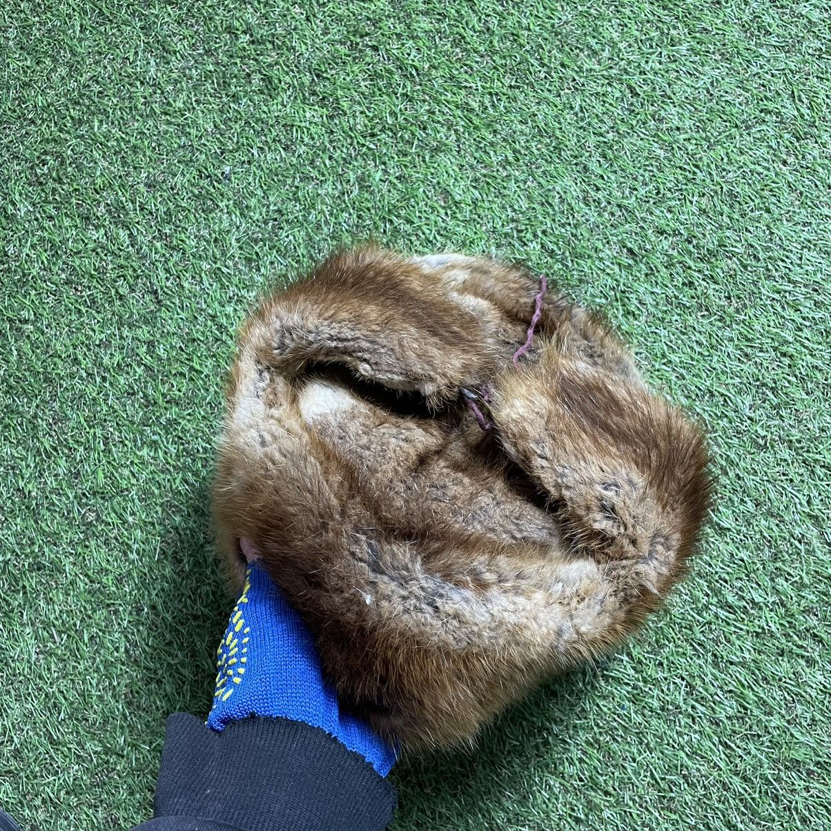 Vintage Vintage 90s Archive Fox Fur Trapper Hat Coldwear Worn In OS Size ONE SIZE - 9 Thumbnail