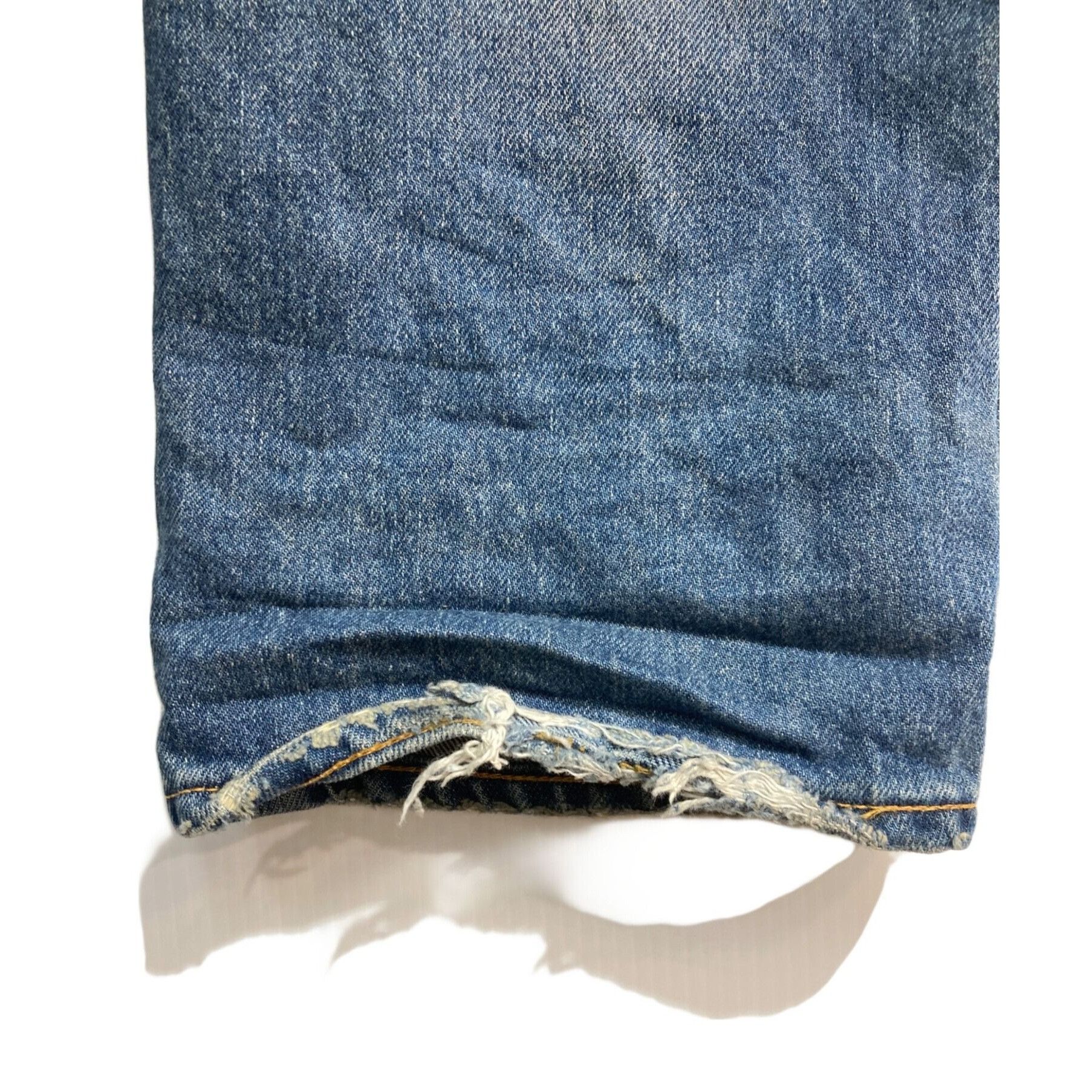 Bape A BATHING APE APE HEAD DENIM PANTS 001DPK201006M Indigo 2XL Size US 35 - 4 Thumbnail