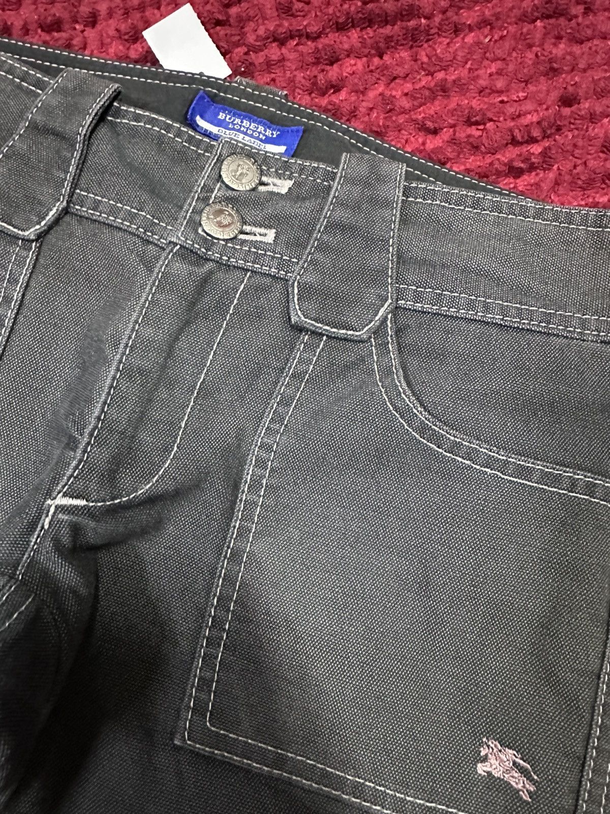 GOA 2000 Burberry London Blue Label Flare Goa Lgb Y2K Jeans Size 30" / US 8 / IT 44 - 4 Thumbnail
