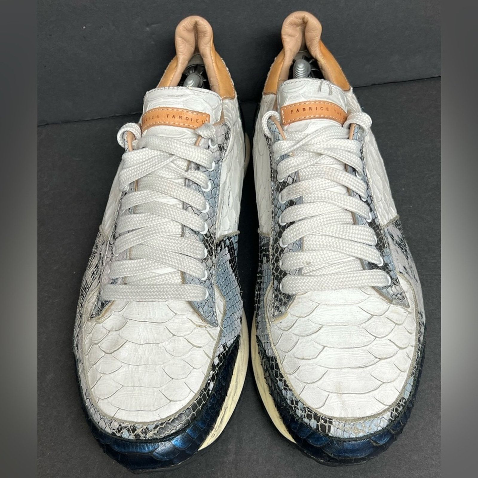Other Fabrice Tardieu Runner Authentic Baby Python Shoes 44 $498 Size US 10 / EU 43 - 6 Thumbnail
