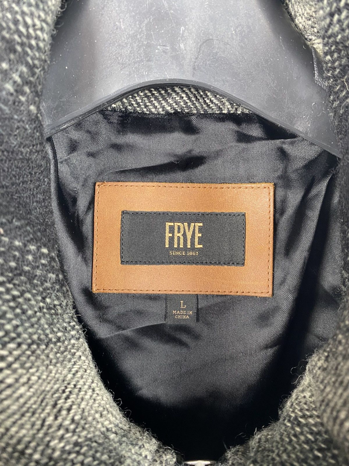 Frye Frye Dylan Shadow Plaid Wool Bomber Jacket size L Size US L / EU 52-54 / 3 - 9 Thumbnail