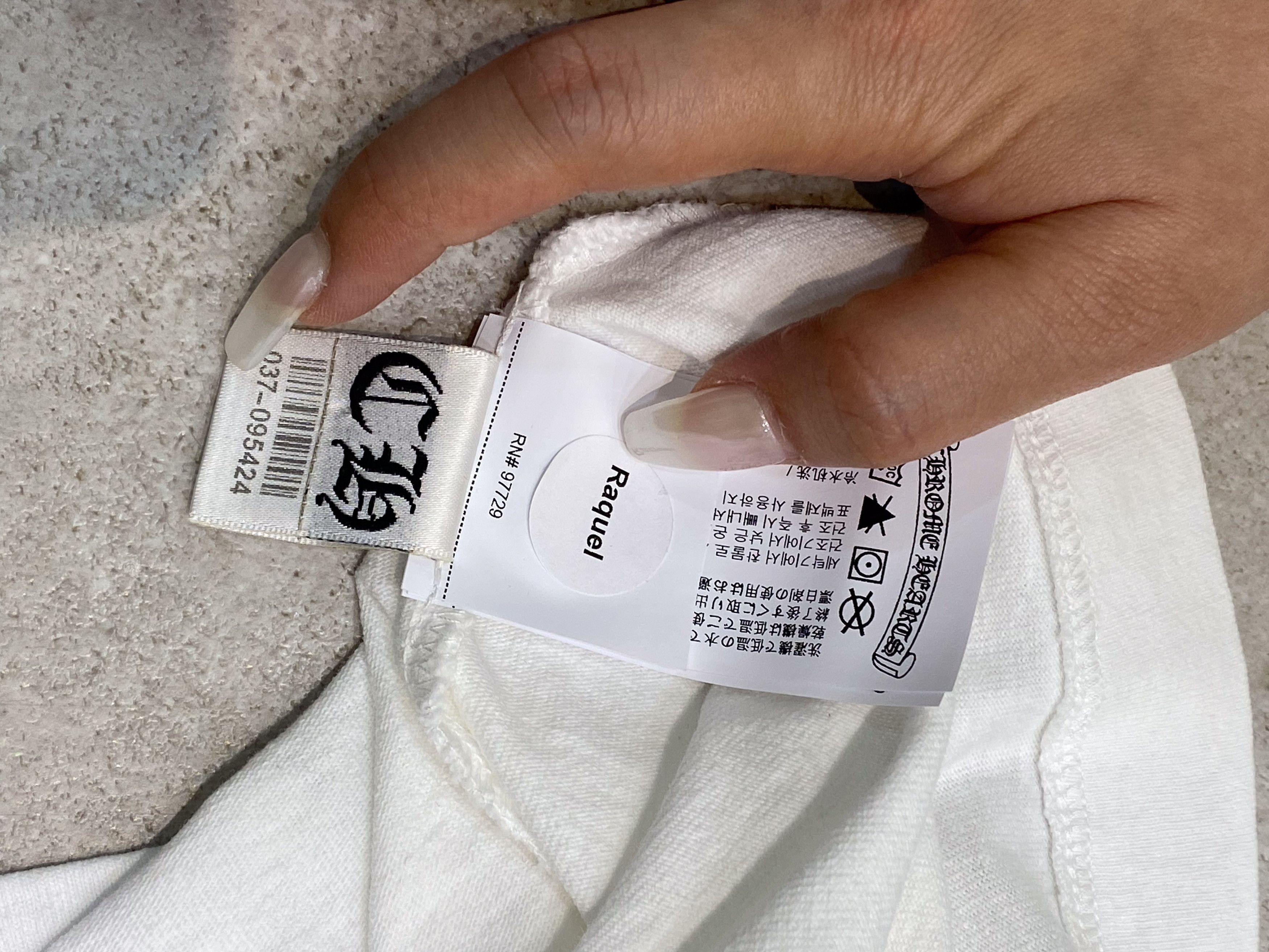 Chrome Hearts CHROME HEARTS Premium Embroidered Eyechart Long Sleeve WHITE Size US L / EU 52-54 / 3 - 10 Thumbnail