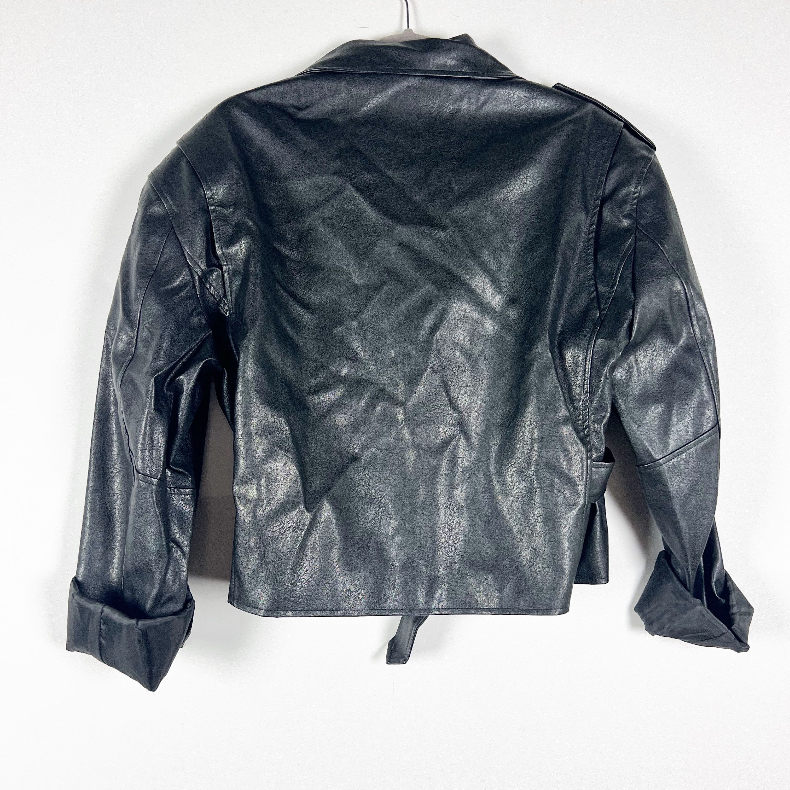 Other Storets Emma Pleather Faux Vegan Leather Rider Size S / US 4 / IT 40 - 4 Thumbnail