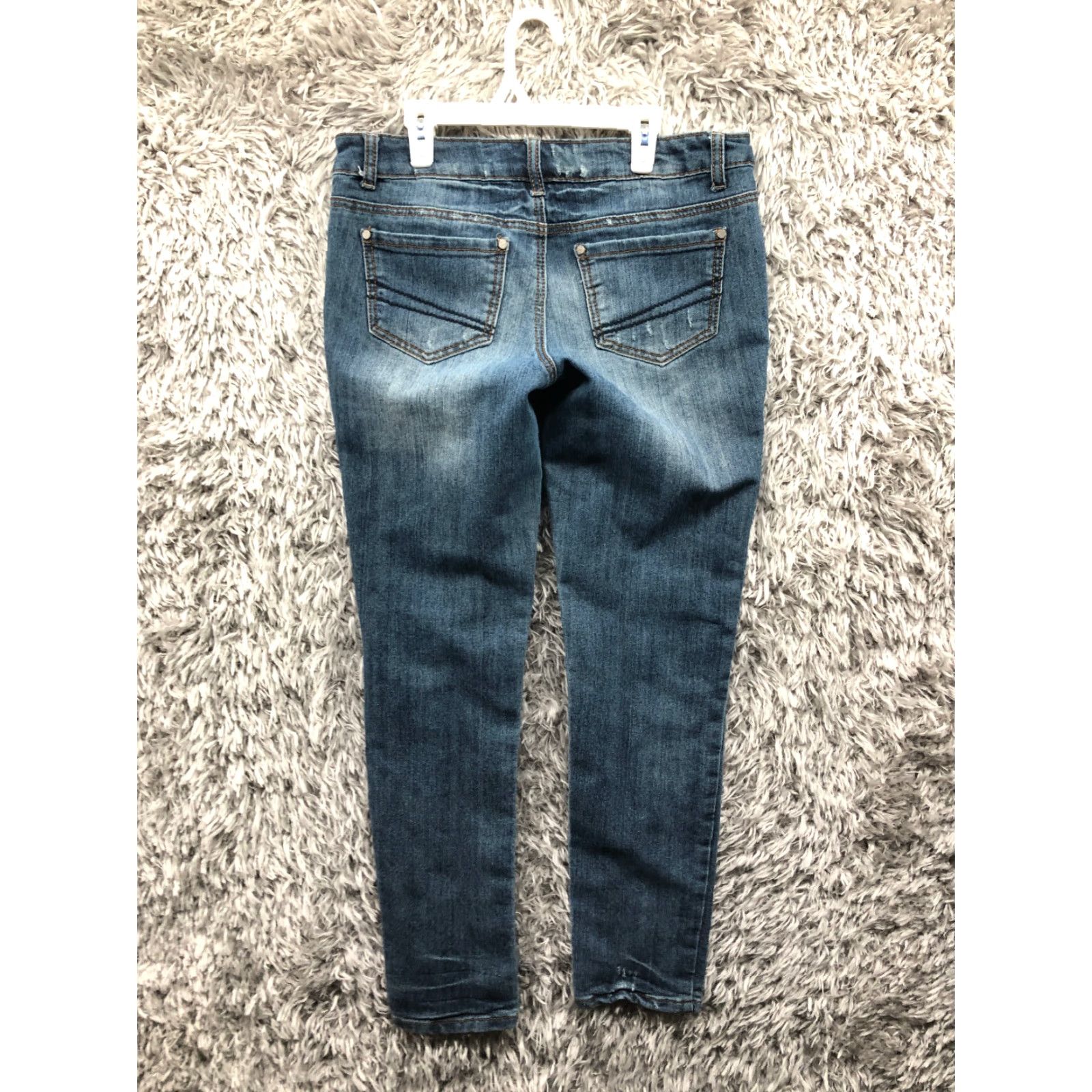 Route 66 Route 66 Jeans Womens Size 4 Mid Rise Skinny Dark Wash Blue Denim Size 27" / US 4 / IT 40 - 5 Thumbnail