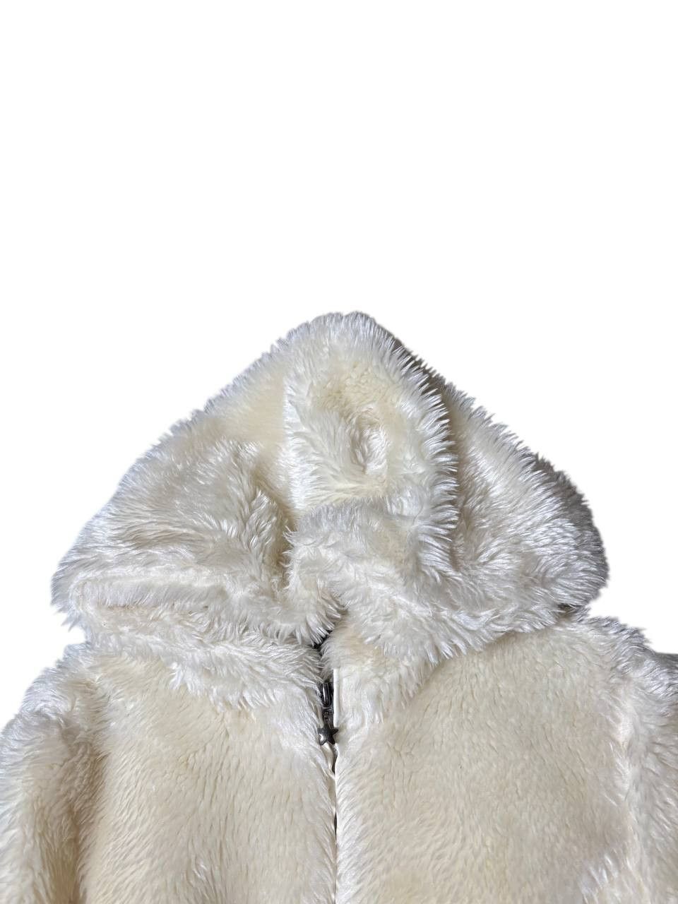 Hysteric Glamour Y2K Cropped FUR Over Fuzzy Hood Bomber Jacket IfSixWasNine Size XS / US 0-2 / IT 36-38 - 3 Thumbnail