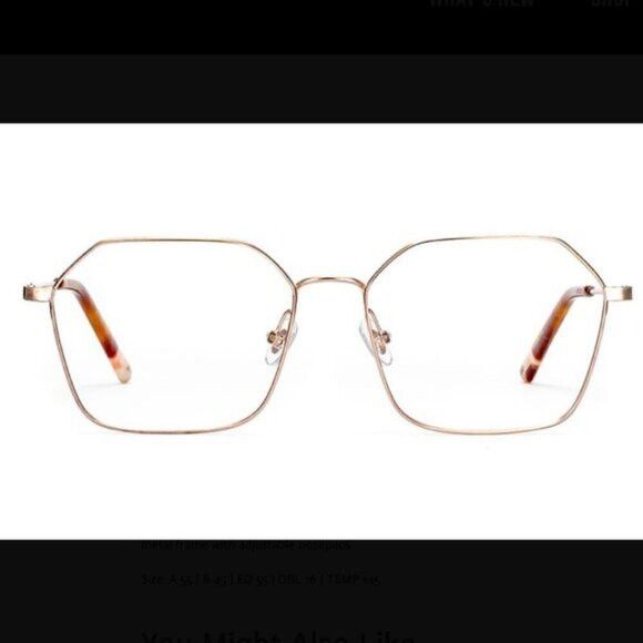 Etnia Barcelona Etnia Barcelona Gold Brick Lane Glasses Frames 🇪🇸 Size ONE SIZE - 8 Thumbnail